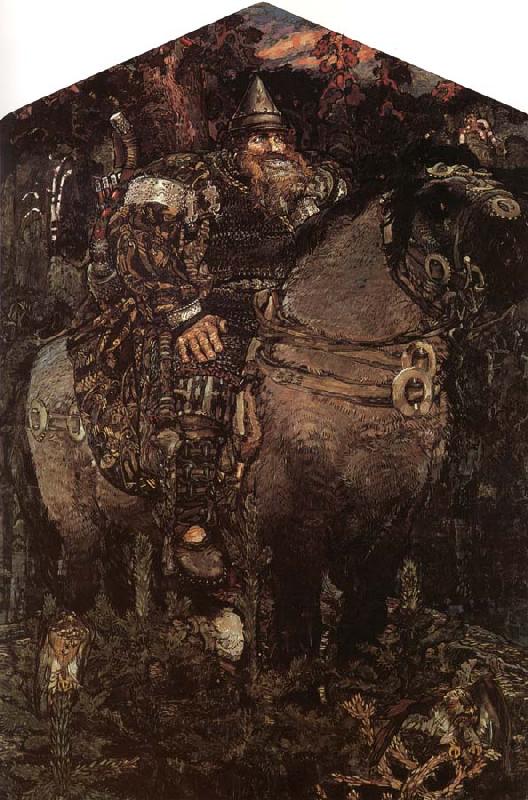 Mikhail Vrubel The Bogatyr